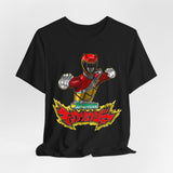 Kyoryuger Red Tee Super Sentai T Shirt Custom Graphic Art Cosplay Shirts Rangers Retro Vintage 90s
