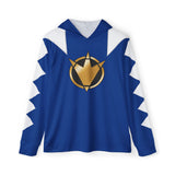 Abaranger Blue Hoodie (Full Print) Super Sentai Lightweight, Breathable, workout, pull over, fitness Hoodie Super Sentai Custom
