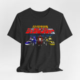 Zyuranger Bikes Tee Super Sentai T Shirt Custom Graphic Art Cosplay Shirts Power Rangers Retro Vintage 90s