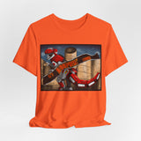 Red Tyrannosaurus Megazord Jurassic Tee Super Sentai T Shirt Custom Graphic Art Cosplay Shirts Rangers Retro Vintage 90s