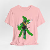 Green Samurai Dragon Ranger Tee Custom Graphic Art Cosplay Shirts Rangers Retro Vintage 90s