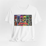 Gokaiger Roll Call Tee Custom Graphic Art Cosplay Shirts Rangers Retro Vintage 90s