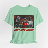 Shift Into Turbo Tee Custom Graphic Art Cosplay Shirts Rangers Retro Vintage 90s