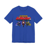 Zyuranger Bikes Tee Super Sentai T Shirt Custom Graphic Art Cosplay Shirts Power Rangers Retro Vintage 90s