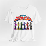 Gokaiger Ranger Keys Tee Super Sentai T Shirt Custom Graphic Art Cosplay Shirts Rangers Retro Vintage 90s