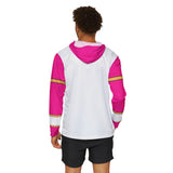 Dairanger Pink Hoodie (Full Print) Lightweight, Breathable, workout, pull over, fitness Hoodie Super Sentai Custom
