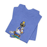 Changeman Blue Tee Super Sentai T Shirt Custom Graphic Art Cosplay Shirts Rangers Retro Vintage 90s