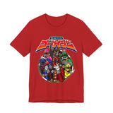 Gokaiger Team Tee Custom Graphic Art Cosplay Shirts Rangers Retro Vintage 90s