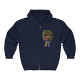 Zyuranger Full Zip Hoodie Custom Graphic Art Cosplay Shirts Rangers Retro Vintage 90s