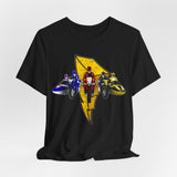 Battle Bikes Vintage Style Tee Super Sentai T Shirt Custom Graphic Art Cosplay Shirts Rangers Retro Vintage 90s