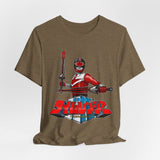 Time Red Tee Super Sentai T Shirt Custom Graphic Art Cosplay Shirts Rangers Retro Vintage 90s