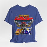 Zyuranger Mecha Tee Custom Graphic Art Cosplay Shirts Rangers Retro Vintage 90s