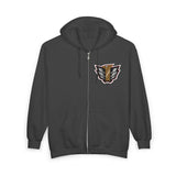 Go-Onger Red Full Zip Hoodie Custom Graphic Art Cosplay Shirts Rangers Retro Vintage 90s