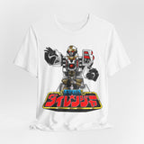 Dairanger Kiba Warrior Tee Custom Graphic Art Cosplay Shirts Rangers Retro Vintage 90s