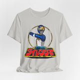 Blue Dairanger Tee  Custom Graphic Art Cosplay Shirts Rangers Retro Vintage 90s