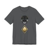 Black Shield Tee Super Sentai T Shirt Custom Graphic Art Cosplay Shirts Rangers Retro Vintage 90s
