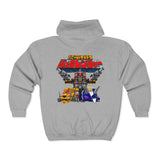 Zyuranger Daizyujun Full Zip Hoodie Custom Graphic Art Cosplay Shirts Rangers Retro Vintage 90s