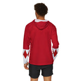 Zyuranger Red Hoodie (Full Print) Lightweight, Breathable, workout, pull over, fitness Hoodie Super Sentai Custom