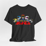 Jetman Team Tee Super Sentai T Shirt Custom Graphic Art Cosplay Shirts  Retro Vintage 90s