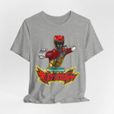 Kyoryuger Red Tee Super Sentai T Shirt Custom Graphic Art Cosplay Shirts Rangers Retro Vintage 90s