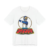 Blue Dairanger Tee  Custom Graphic Art Cosplay Shirts Rangers Retro Vintage 90s