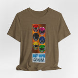 MMPR Comic Box Tee Super Sentai T Shirt Custom Graphic Art Cosplay Shirts Rangers Retro Vintage 90s
