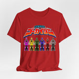 Gokaiger Ranger Keys Tee Super Sentai T Shirt Custom Graphic Art Cosplay Shirts Rangers Retro Vintage 90s