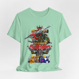 Zyuranger Mechas Tee  Custom Graphic Art Cosplay Shirts Rangers Retro Vintage 90s