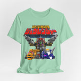 Zyuranger Mecha Tee Custom Graphic Art Cosplay Shirts Rangers Retro Vintage 90s