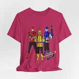 Go Busters team Tee Super Sentai T Shirt Custom Graphic Art Cosplay Shirts Rangers Retro Vintage 90s