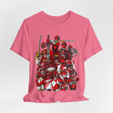 Sentai Red Tee  Custom Graphic Art Cosplay Shirts Rangers Retro Vintage 90s
