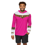 Ohranger Pink Hoodie (Full Print) Lightweight, Breathable, workout, pull over, fitness Hoodie Super Sentai Custom