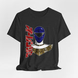 Ohranger Blue Tee Super Sentai T Shirt Custom Graphic Art Cosplay Shirts Rangers Retro Vintage 90s