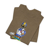 Changeman Blue Tee Super Sentai T Shirt Custom Graphic Art Cosplay Shirts Rangers Retro Vintage 90s