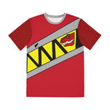 Kyoryuger Red Tee (Full Print) Super Sentai T Shirt Custom Graphic Art Cosplay Shirts Power Rangers Retro Vintage 90s