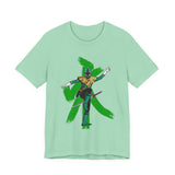 Green Samurai Dragon Ranger Tee Custom Graphic Art Cosplay Shirts Rangers Retro Vintage 90s