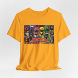 Gokaiger Roll Call Tee Custom Graphic Art Cosplay Shirts Rangers Retro Vintage 90s