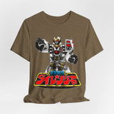 Dairanger Kiba Warrior Tee Custom Graphic Art Cosplay Shirts Rangers Retro Vintage 90s