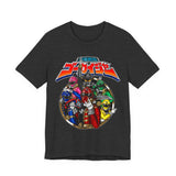 Gokaiger Team Tee Custom Graphic Art Cosplay Shirts Rangers Retro Vintage 90s