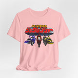 Zyuranger Bikes Tee Super Sentai T Shirt Custom Graphic Art Cosplay Shirts Power Rangers Retro Vintage 90s