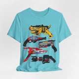 Blaster Tee Super Sentai T Shirt Custom Graphic Art Cosplay Shirts Rangers Retro Vintage 90s