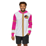 Dairanger Pink Hoodie (Full Print) Lightweight, Breathable, workout, pull over, fitness Hoodie Super Sentai Custom