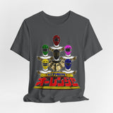 Ohranger Tee Super Sentai T Shirt Custom Graphic Art Cosplay Shirts Rangers Retro Vintage 90s