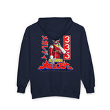 Megaranger MegaRed Full Zip Hoodie Custom Graphic Art Cosplay Shirts Rangers Retro Vintage 90s