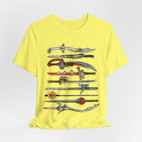 Sentai Swords Tee Super Sentai T Shirt Custom Graphic Art Cosplay Shirts Rangers Retro Vintage 90s Tee