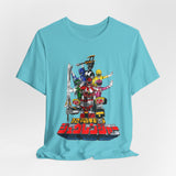 Zyuranger Mecha Tee Custom Graphic Art Cosplay Shirts Rangers Retro Vintage 90s