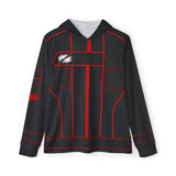 Overdrive Red Ranger Hoodie (Full Print) Lightweight, Breathable, workout, pull over, fitness Hoodie (Full Print) Super Sentai Custom