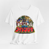 Dairanger Tee Super Sentai T Shirt Custom Graphic Art Cosplay Shirts Rangers Retro Vintage 90s