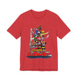 Zyuranger Mecha Tee Custom Graphic Art Cosplay Shirts Rangers Retro Vintage 90s
