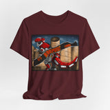 Red Tyrannosaurus Megazord Jurassic Tee Super Sentai T Shirt Custom Graphic Art Cosplay Shirts Rangers Retro Vintage 90s